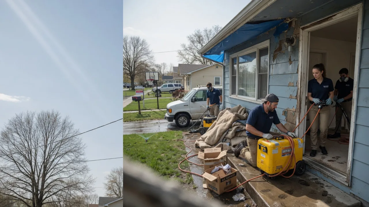 Basement Flood Cleanup in Ponder, TX near me